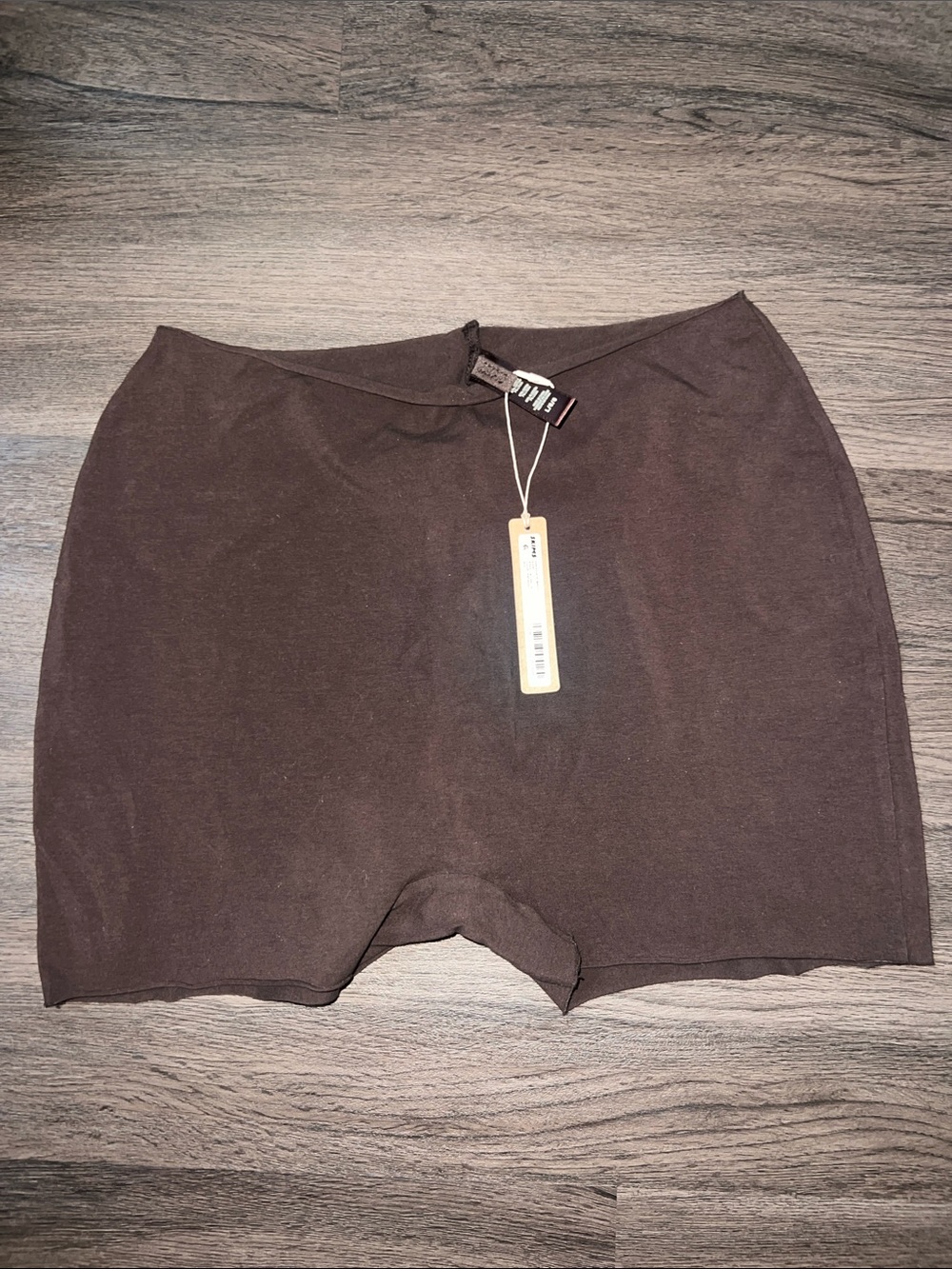 NWT Skims Raw Edge Intimates Espresso Shorts